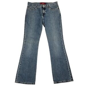 Vintage Levi's‎ 518 Superlow Boot Cut Denim Jeans Womens 7 JR M Blue Made In USA